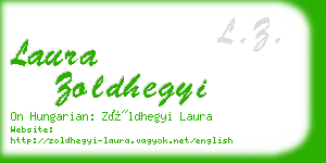 laura zoldhegyi business card
